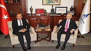 CHP Genel Başkanı Kılıçdaroğlu'ndan Başkan Soyer'e ziyaret.