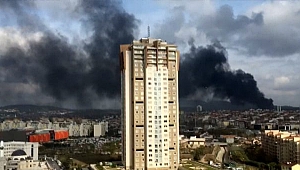 İstanbul'da askeri bölgedeki ormanlık alanda yangın çıktı.