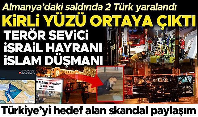Almanya'daki saldırıda 5 kişi öldü: 2 Türk vatandaşı yaralandı... Saldırganın skandal paylaşımları dikkat çekti