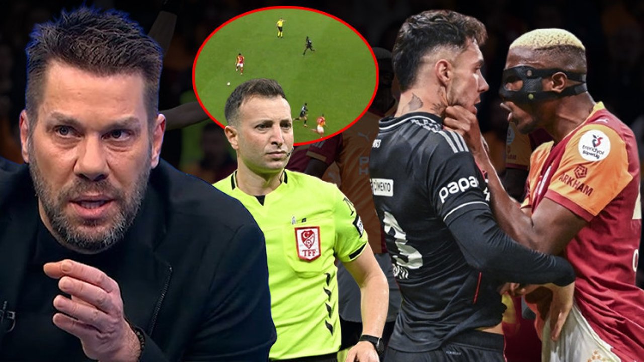 Fırat Aydınus, Galatasaray-Beşiktaş derbisindeki hakem kararlarını değerlendirdi: 'Osimhen'in 2, Emirhan'ın 1 kırmızı kartlık eylemi var!'