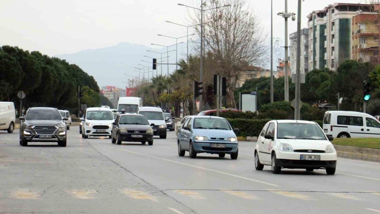 Aydın’da araç sayısı 671 bin oldu