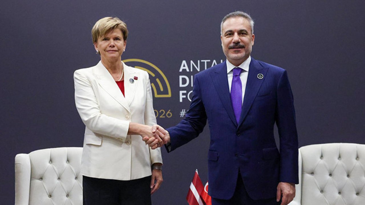 Dışişleri Bakanı Hakan Fidan, Letonyalı mevkidaşı Braze ile bir araya geldi