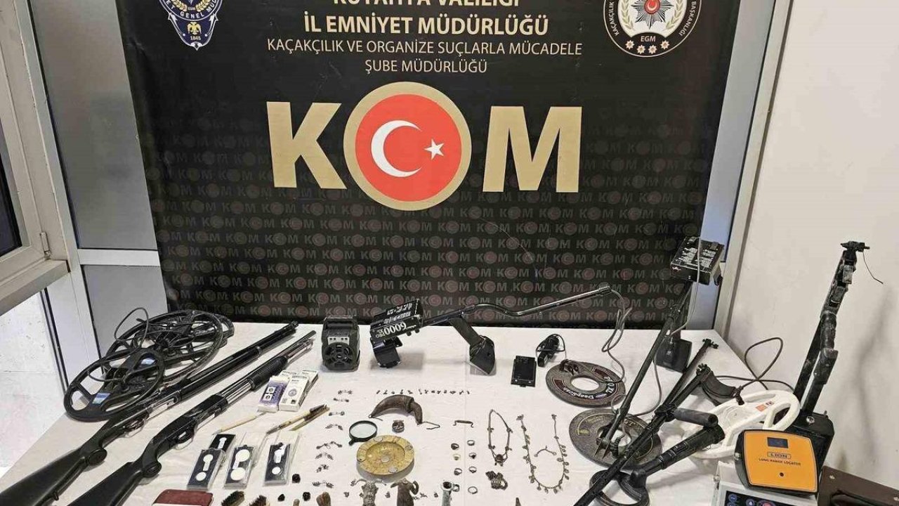 Kütahya’da tarihi eser kaçakçılığı operasyonu