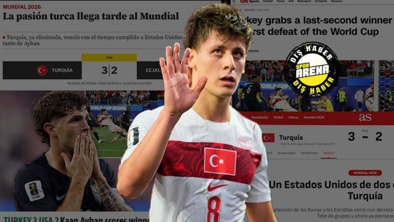 A Milli Takım'ın ABD galibiyetiyle vedası dünya basınında: 'Türkler, ABD'yi şoke etti! Onuruyla ayrıldılar'
