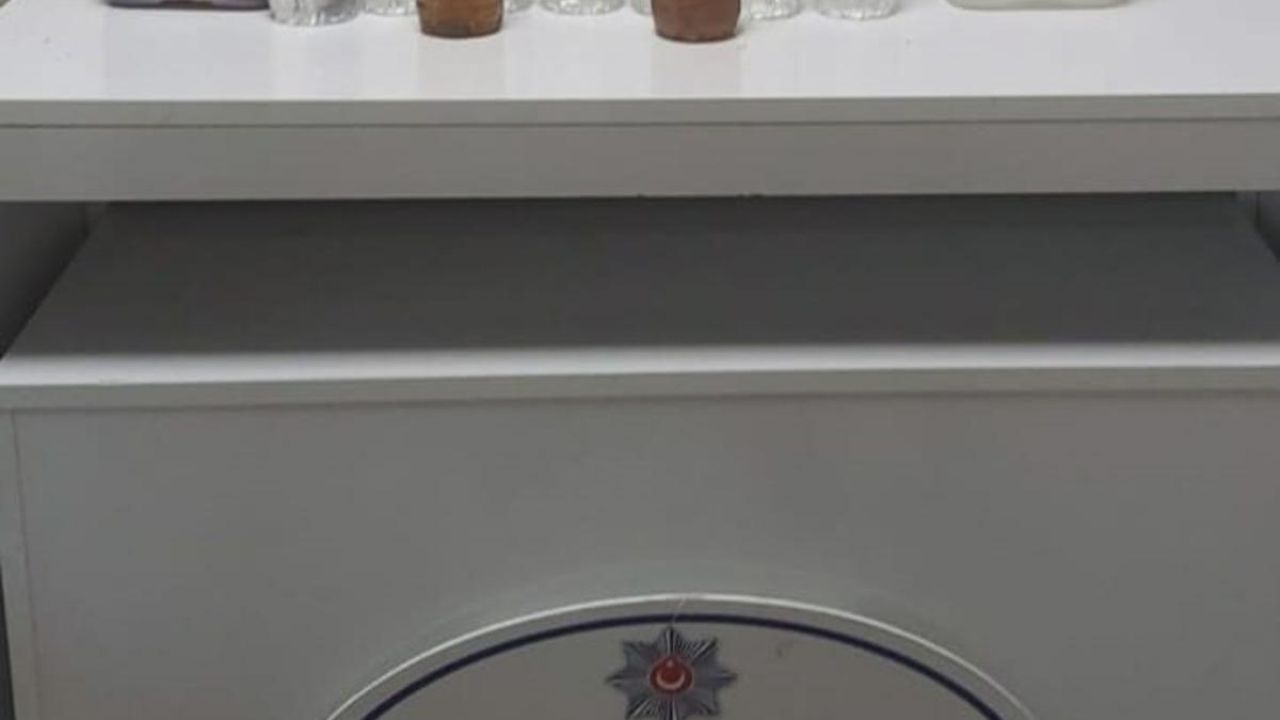 Akşehir'de sahte içki operasyonu