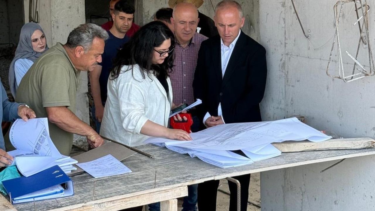 Bayburt’taki şantiyelerde yapı denetimi yapıldı
