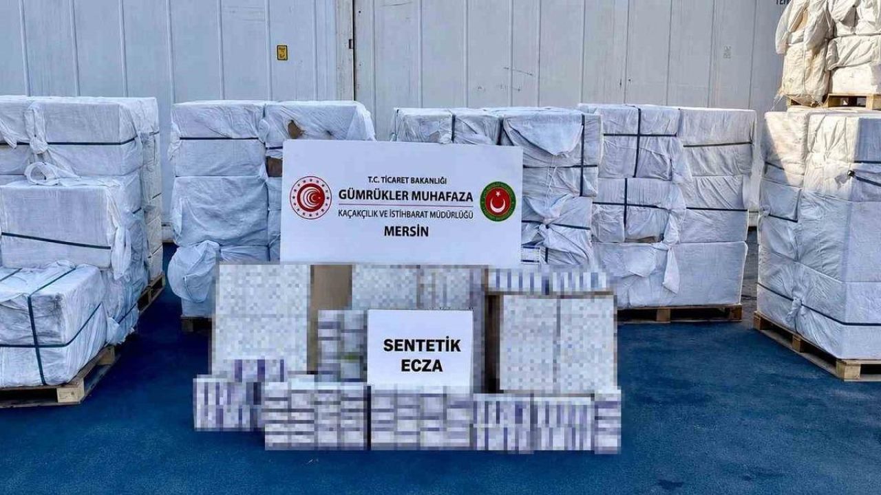 Dev ilaç operasyonu: 4,9 milyar liralık kapsül ele geçirildi