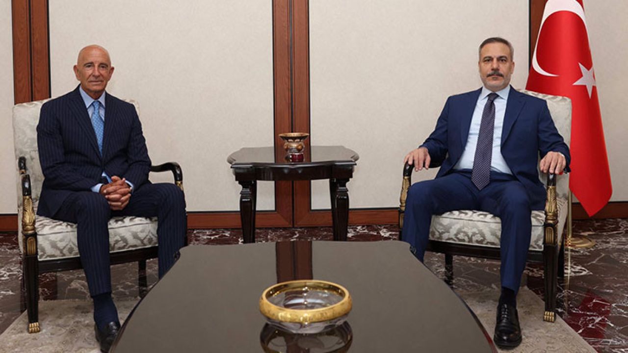 Dışişleri Bakanı Hakan Fidan, ABD Büyükelçisi Barrack'ı kabul etti