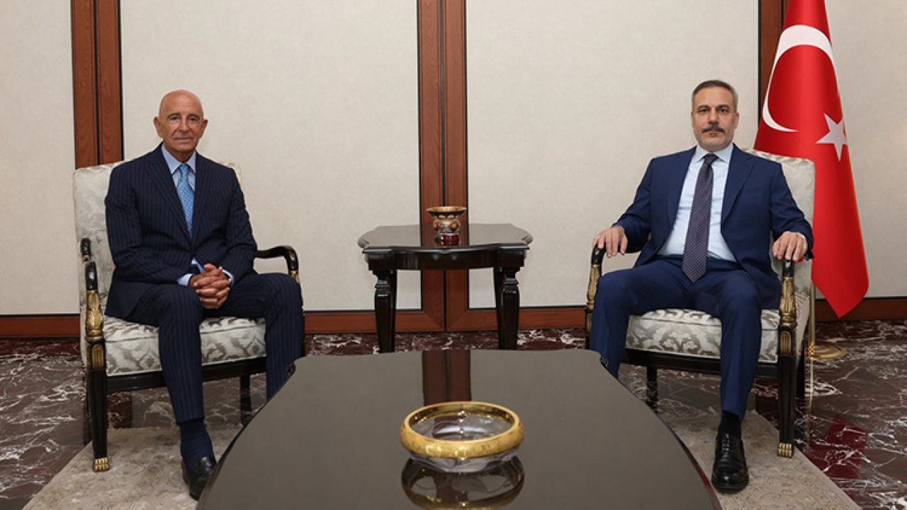 Dışişleri Bakanı Hakan Fidan, ABD’nin Ankara Büyükelçisi Barrack'ı kabul etti
