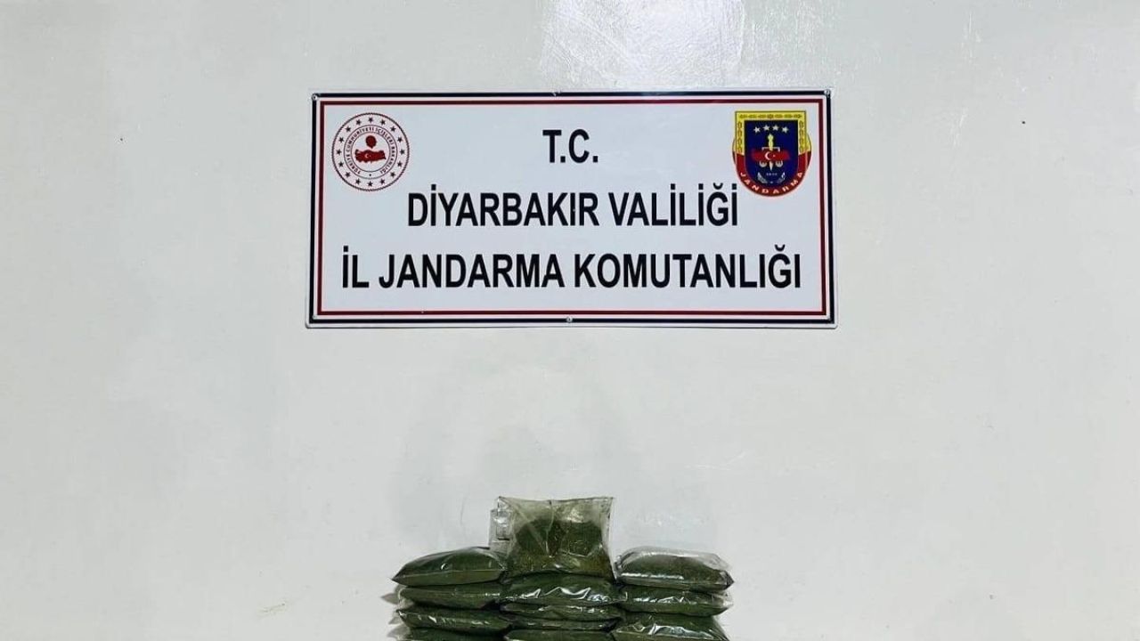 Diyarbakır’da 21 kilo uyuşturucu ele geçirildi