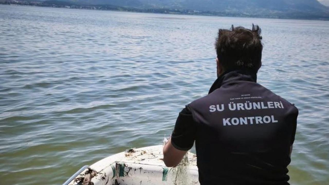 Gölde kaçak avlanmaya geçit yok