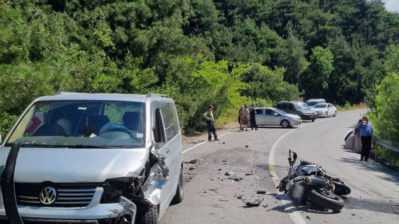 Samsun'da trafik kazasında motosiklet sürücüsü hayatını kaybetti