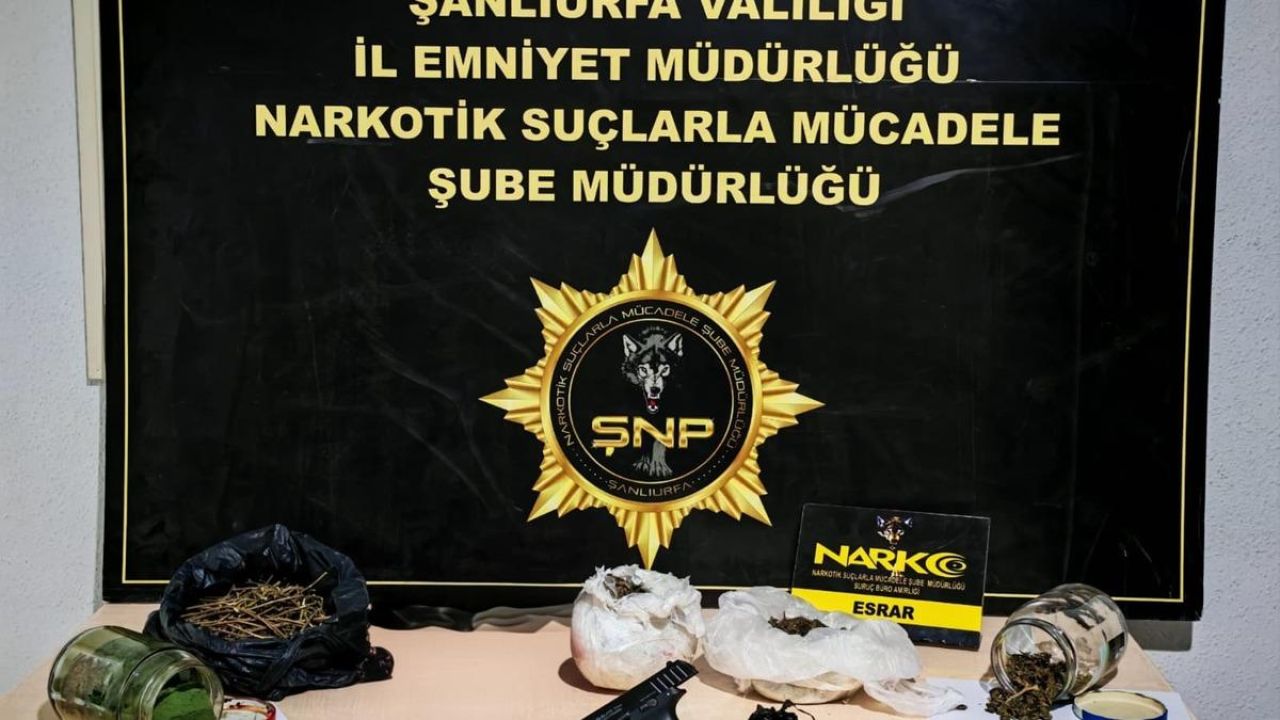 Şanlıurfa'da uyuşturucu operasyonları... 5 zanlı yakalandı!