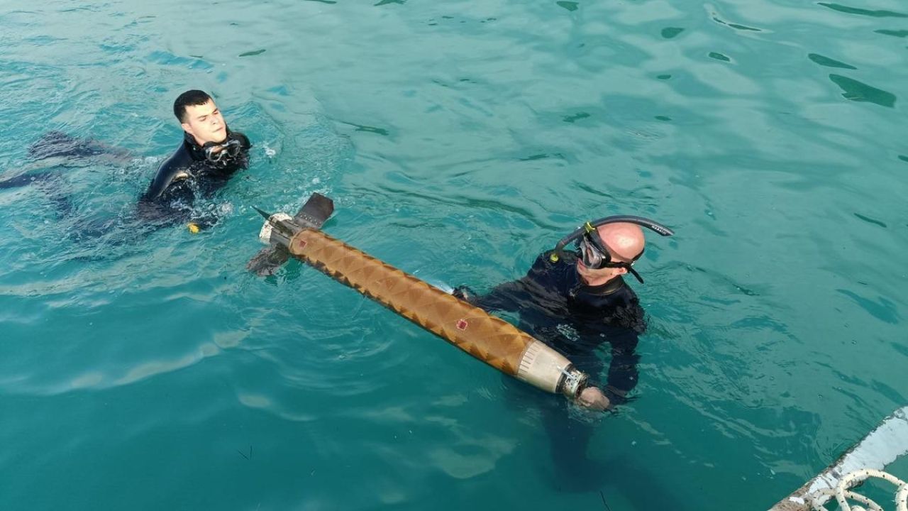 Sinop açıklarında bulundu! Füze olduğu değerlendiriliyor...