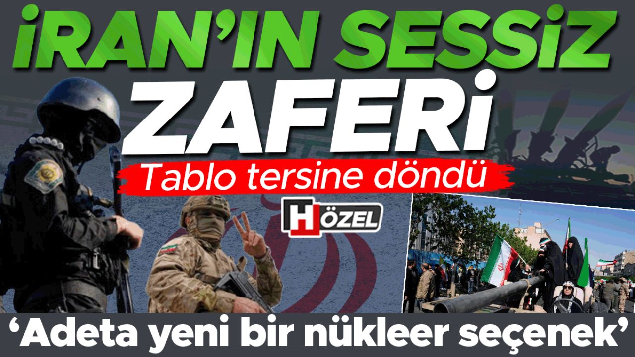 Tablo tersine döndü: İran’ın sessiz zaferi! ‘Yeni bir nükleer seçenek’