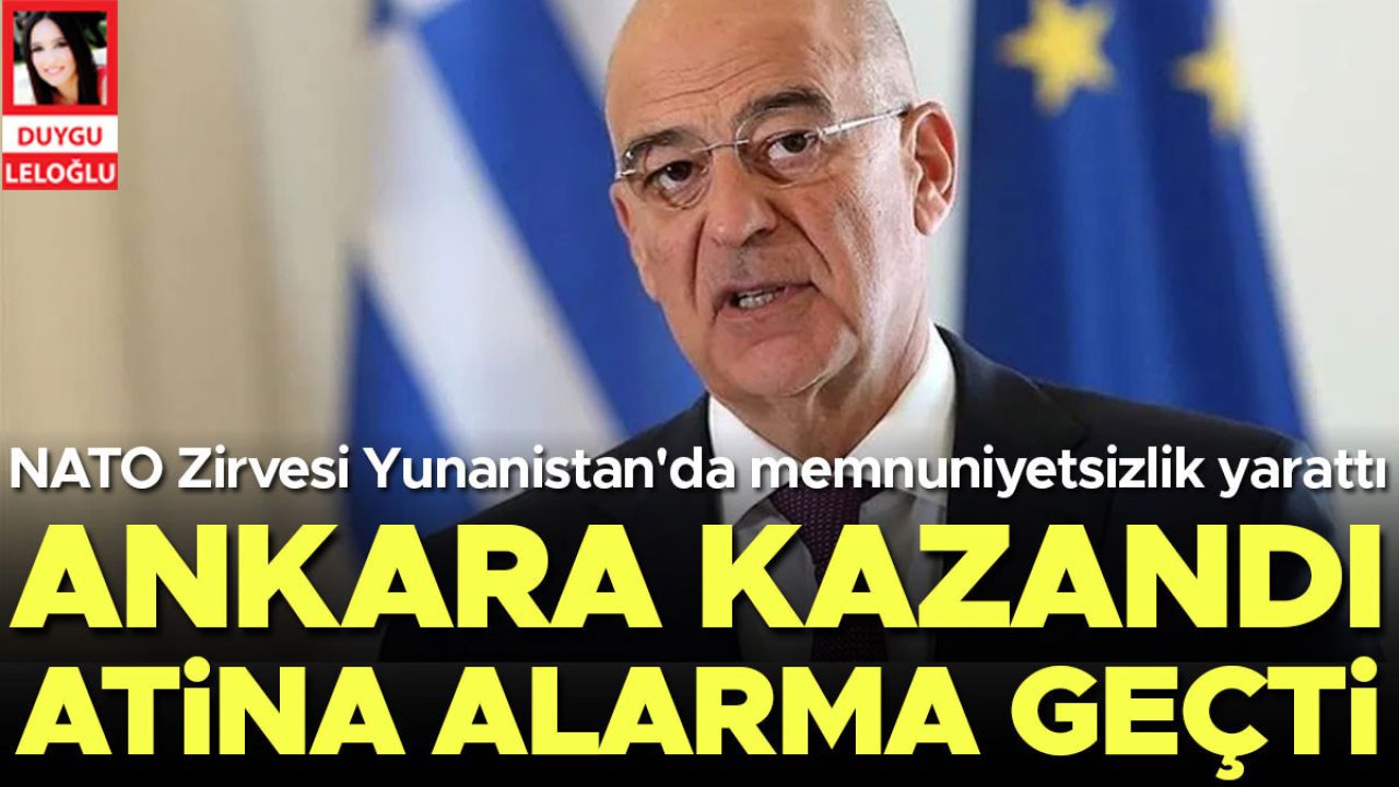 Ankara kazandı Atina alarma geçti