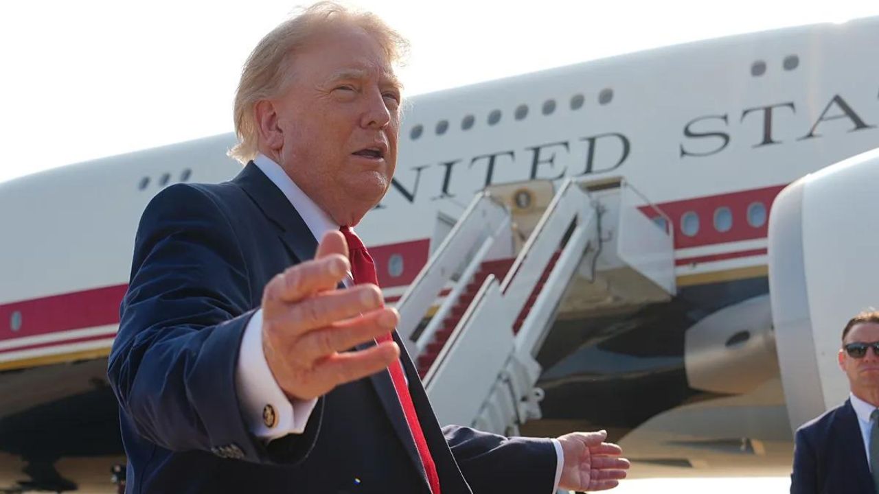 Ankara'da NATO hareketliliği! Trump'ın programı belli oldu: Konvoyundaki araçlar böyle görüntülendi