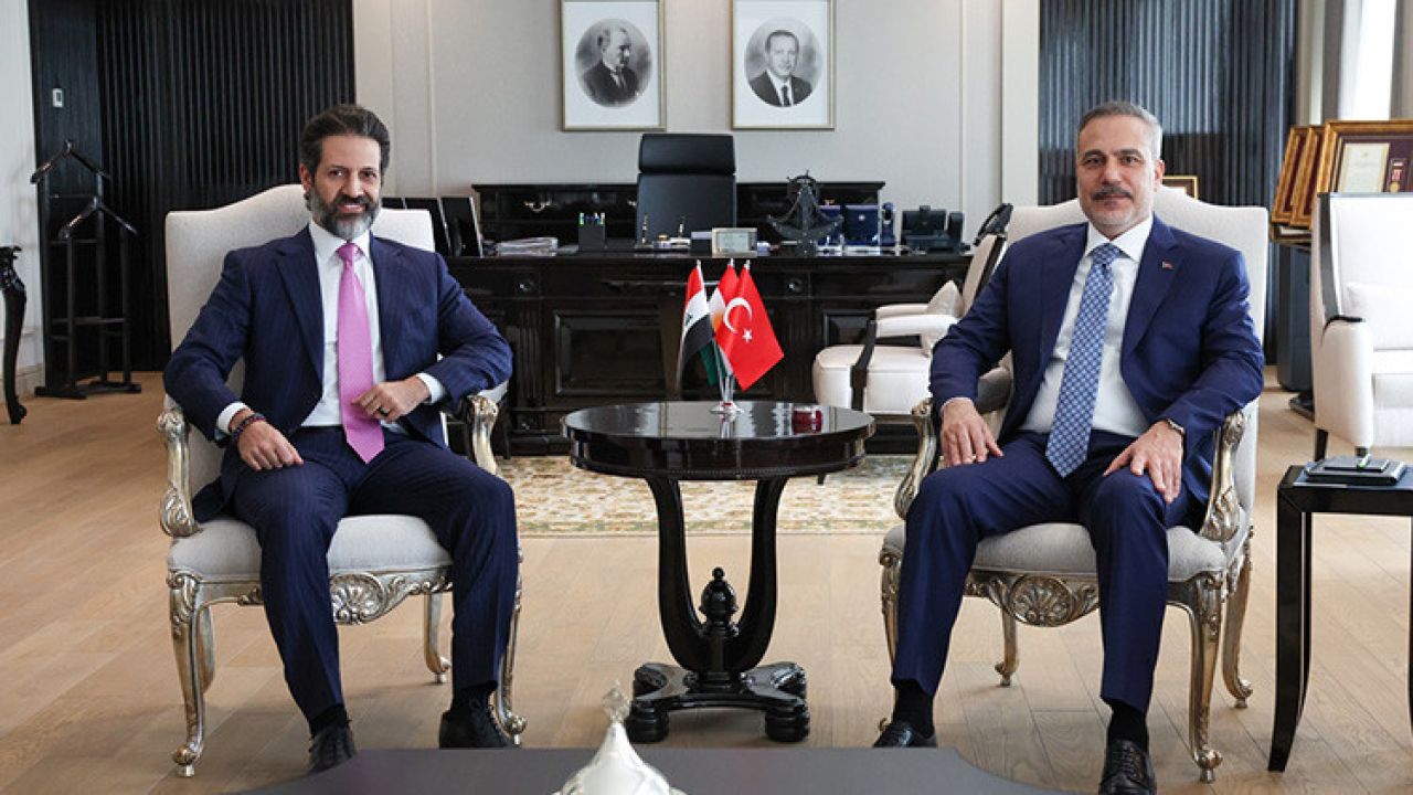 Dışişleri Bakanı Hakan Fidan IKBY Başbakan Yardımcısı Talabani ile görüştü