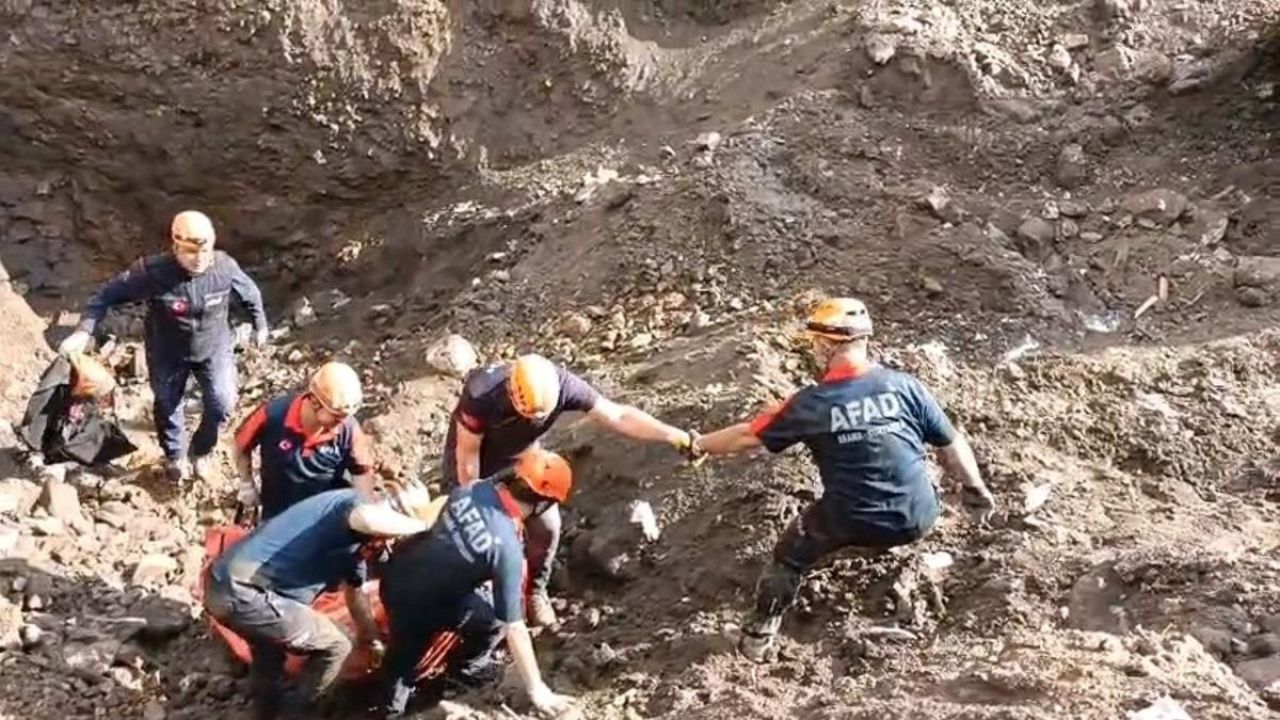 Eskişehir'deki define faciasında AFAD'ın zorlu operasyonu kamerada