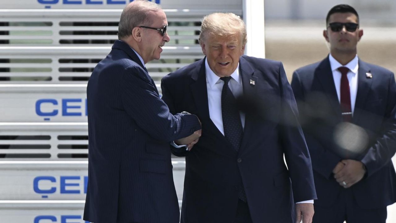 İlk karşılamada samimi diyalog! Erdoğan ve Trump'ın ne konuştukları ortaya çıktı
