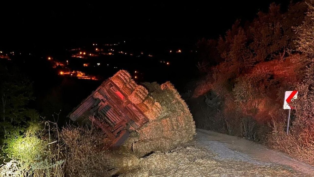 İzmir'de devrilen traktörün sürücüsü hayatını kaybetti