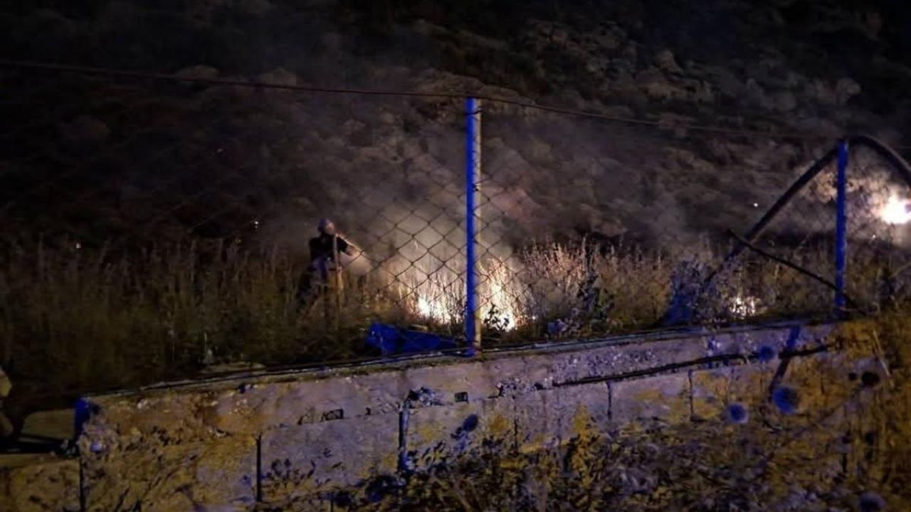 Samandağ’da makilik yangını