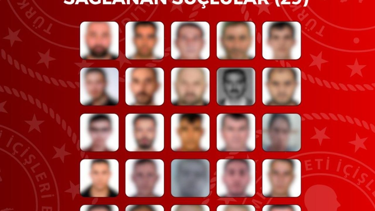 Türkiye'ye getirildiler! 29'u kırmızı bültenle aranıyordu