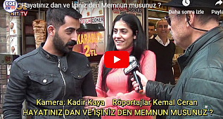 Hayatınız dan ve İşiniz den Memnun musunuz ?