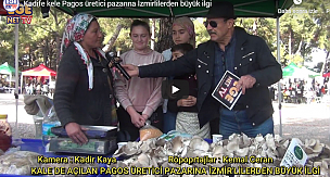 Kadife kele Pagos üretici pazarına İzmirlilerden büyük ilgi